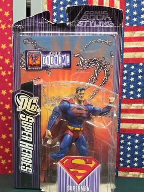 **DC Superman Action Figure - Blue, Red & Yellow**